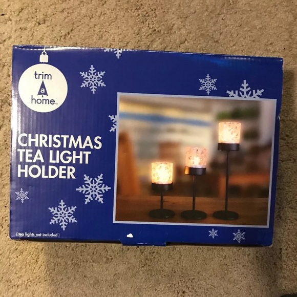 Trim A Home Holiday Christmas Tea Light Candle Holder Trim A Tree
